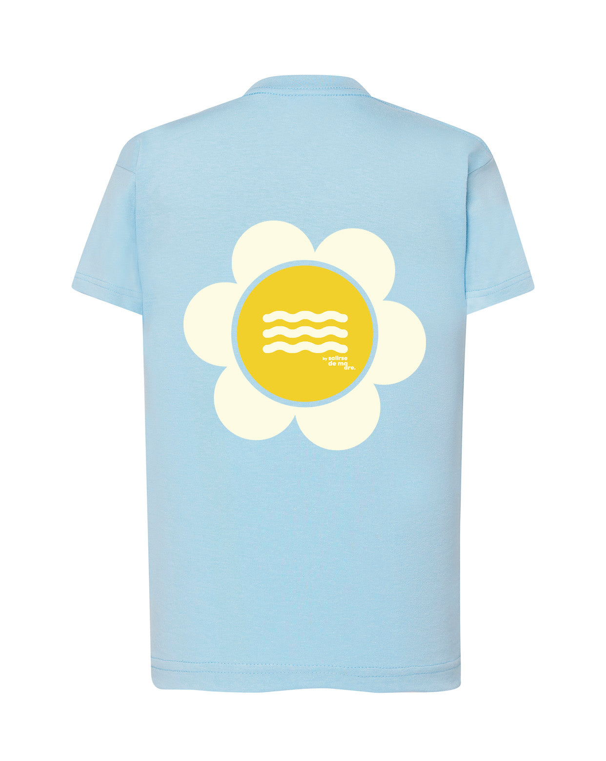 CAMISETA CELESTE "SO MUCH FLOWERS" YELLOW DAISY