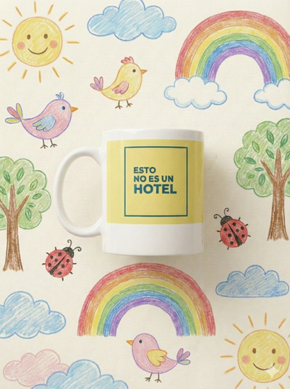 TAZA "ESTO NO ES UN HOTEL" LEMON