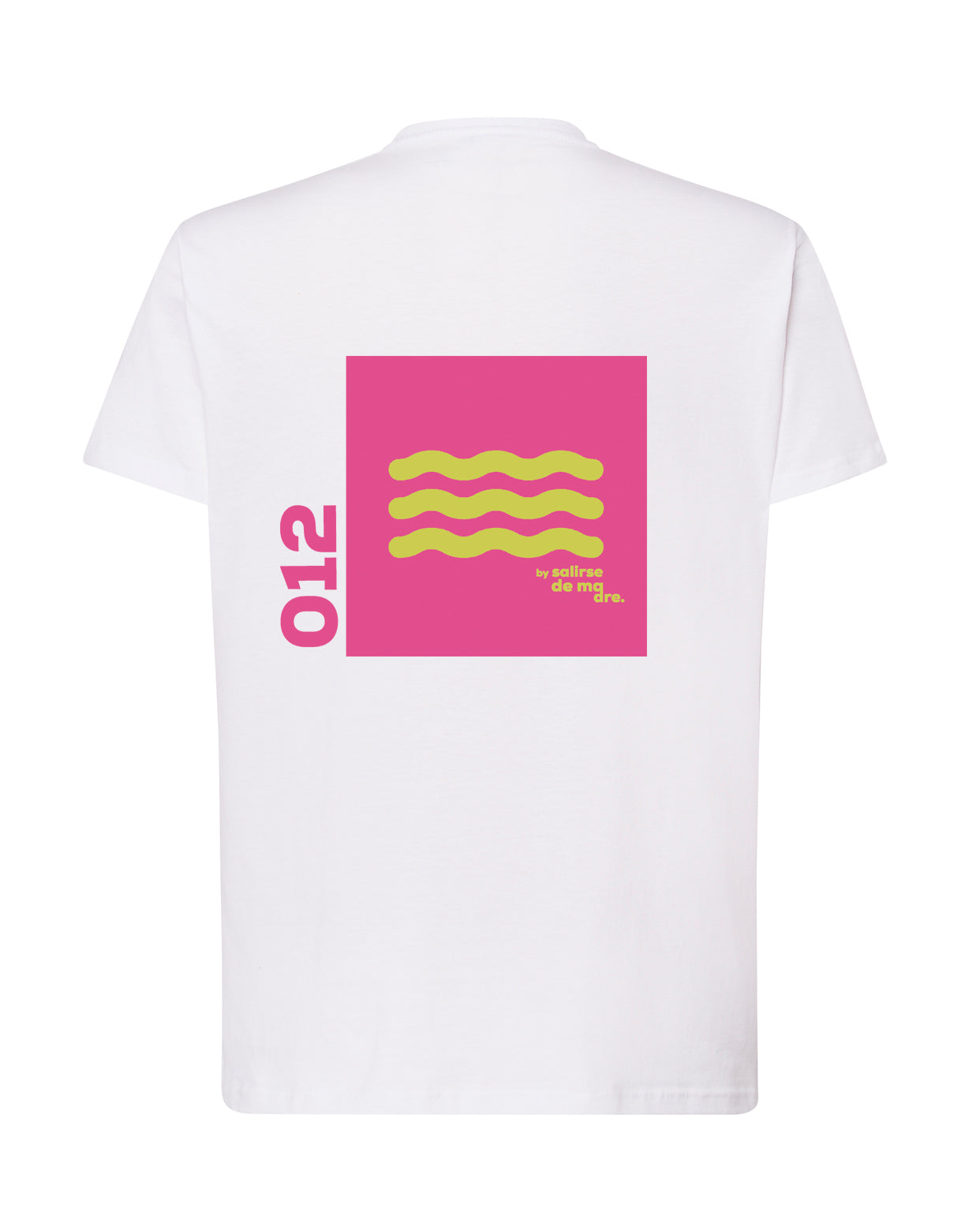 CAMISETA "00" BLANCA AND FUCSIA