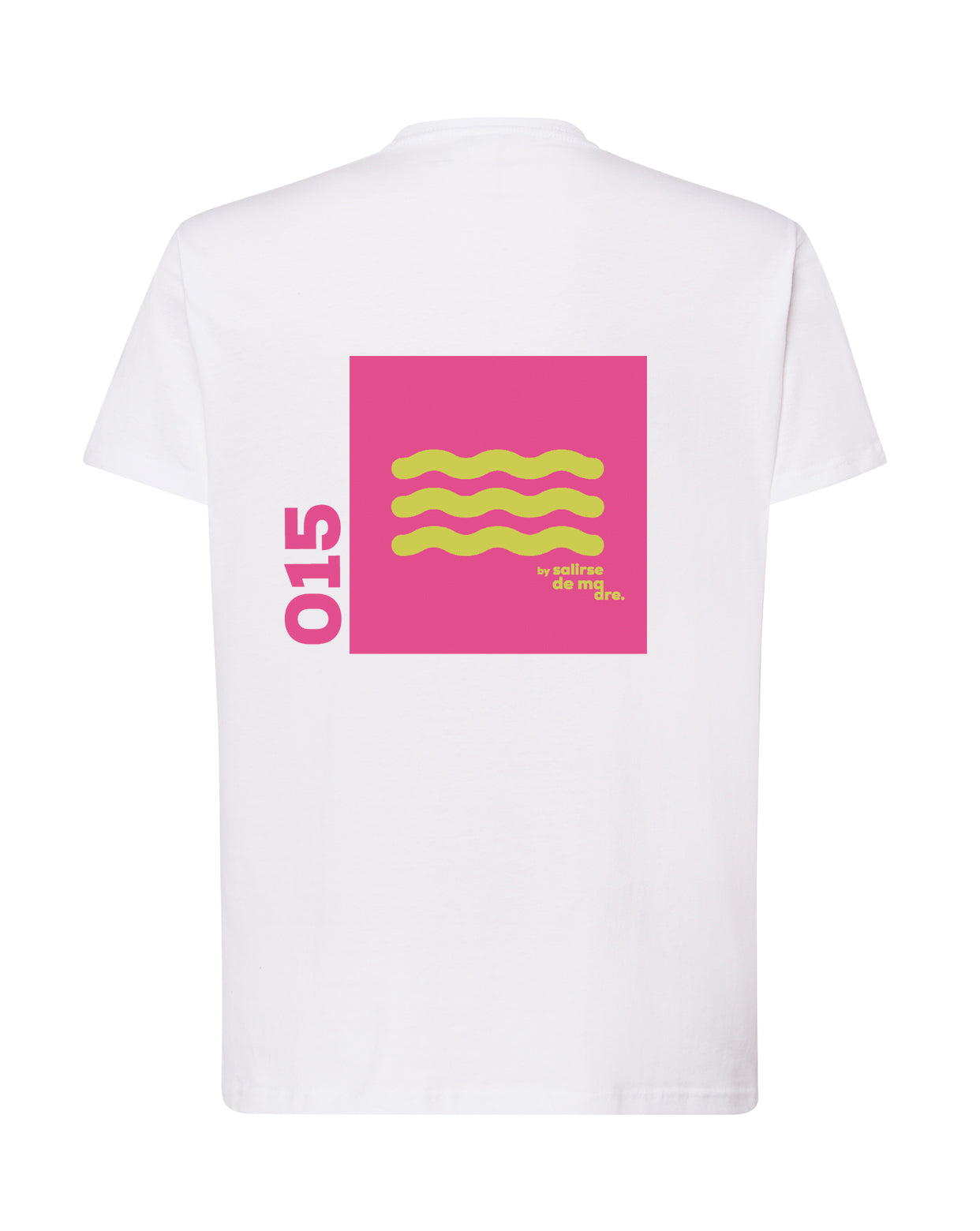 CAMISETA "00" BLANCA AND FUCSIA